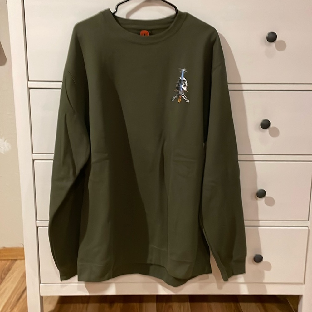 Powell Peralta crewneck sweatshirt.